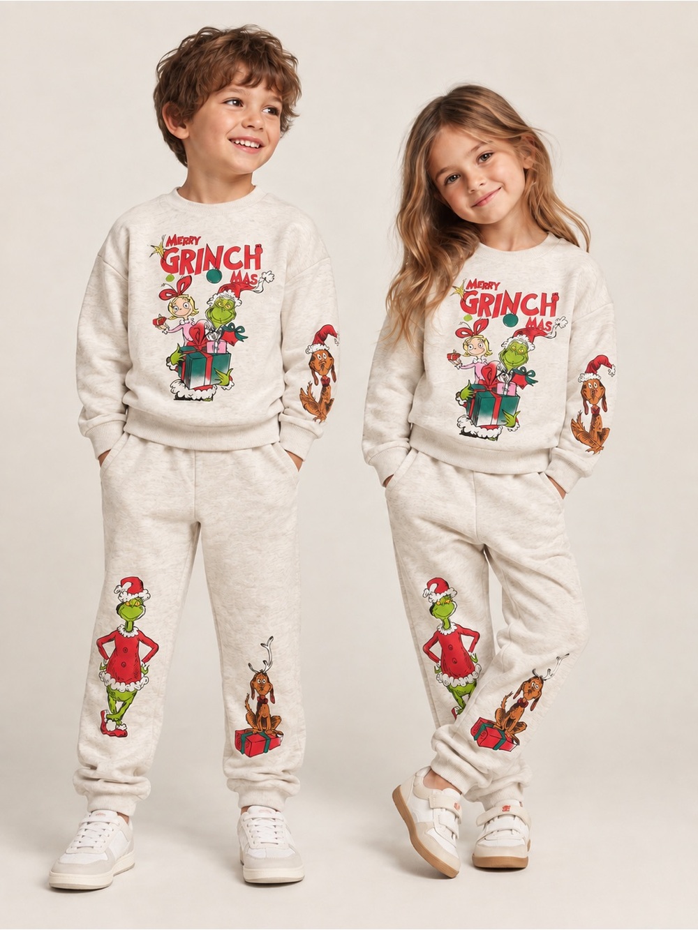 Dr Seuss Merry Grinch Mas sweatshirt and jogger set